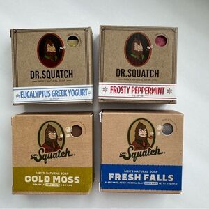 Dr. Squatch Men's Natural Soap Set 5 oz variety